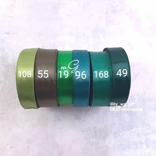 

Pita Satin - Polos ; Mix Colour F ; Mix Size; Panjang 20 yards