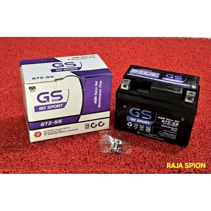 nanisumar8.allshopAki full kering GS go sport GTZ5S/aki gs gosport kharisma semua matic vixion cb150