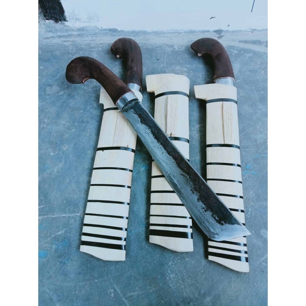 golok tebas bambu kayu baja per tempa sepuh air Banten