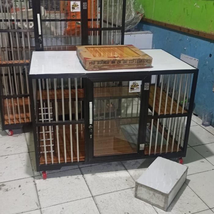 Kandang Kucing Alumunium 1 Pintu/Kamar - jumbo
