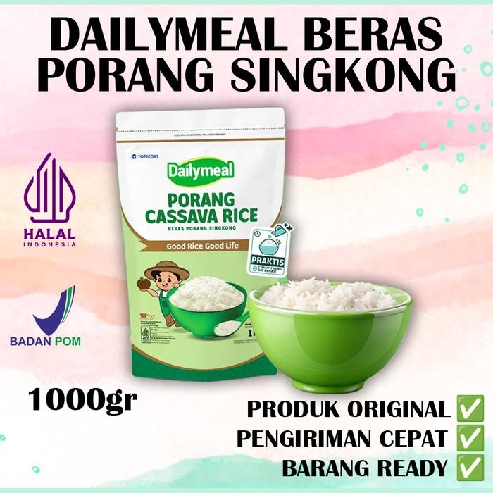 

Dailymeal Beras Porang Cassava 1kg