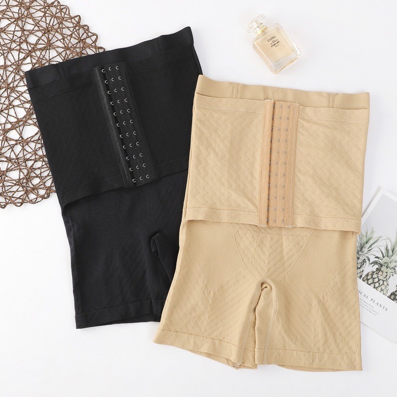 JHM Korset Pengecil Perut 3Kait Model Celana Pendek Highwaist Slim Pelangsing Perut dan Paha Korset 