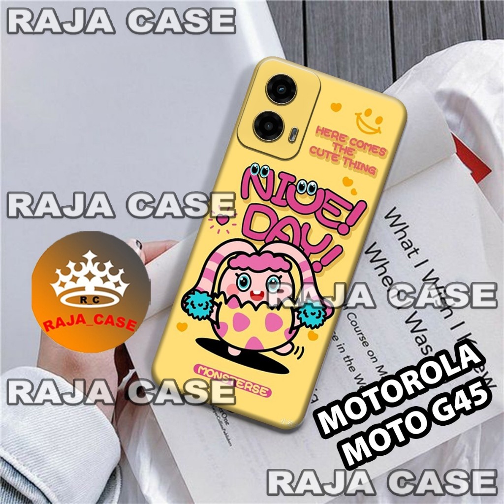 Rc10/Softase karet MOTOROLA MOTO G45 - Motif Cewek - Case Hp MOTOROLA MOTO G45 - Casing MOTOROLA MOT