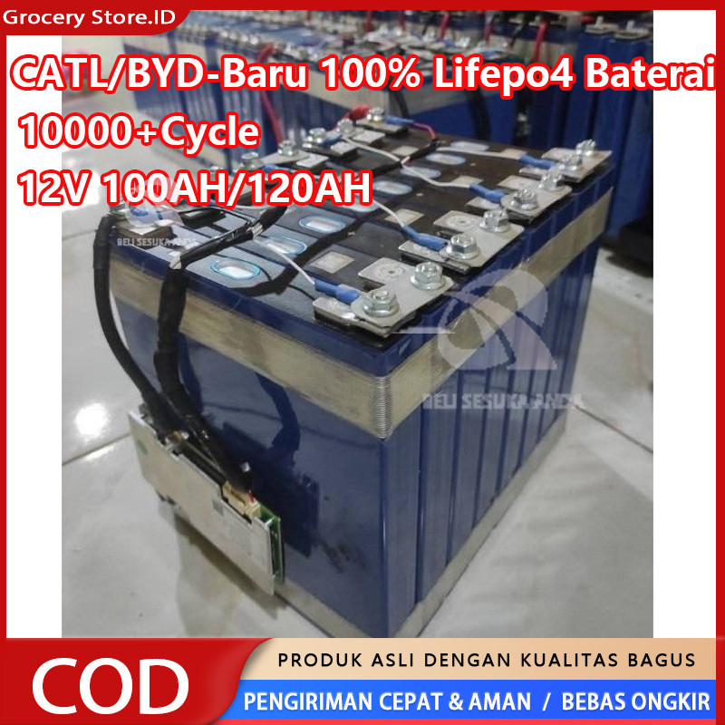 NEW CATL/BYD Battery Lifepo4 24v /12v 120ah/100AH Battery Lifepo4 12v/24v 120ah 100ah plus BMS UPSPR