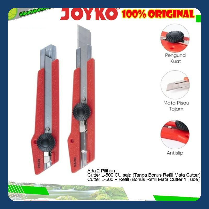 

(RUMY'S) CUTTER JOYKO L-500 CU Besar L500 L 500 CU Jumbo Menggunakan Refill L-150 L150 L 150