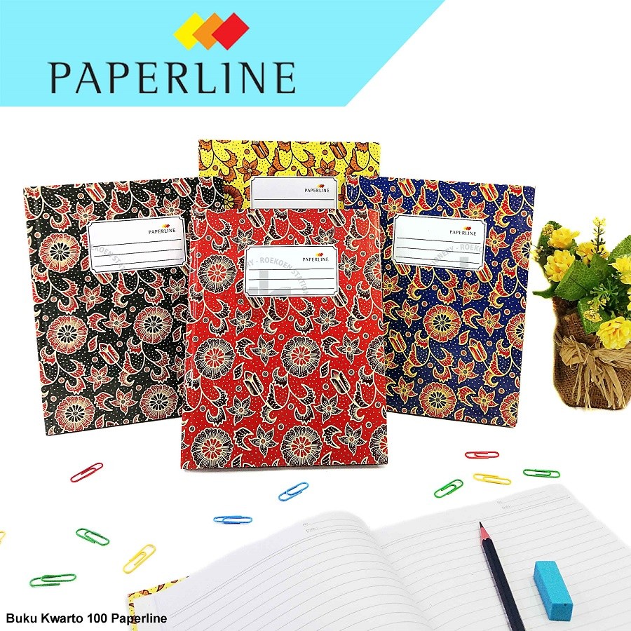 

Paperline Hardcover Buku Kwarto 100