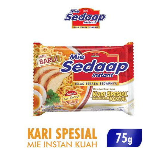 

Sedaap Mie Instan Kari Kental Spesial SEDAAP