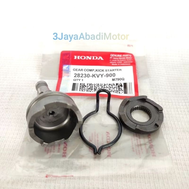 GIGI PINION KICK STATER HONDA ( KVY ) BEAT LAMA BEAT KARBU SCOOPY KARBU ORIGINAL EQUIPMENT MANUFACTU