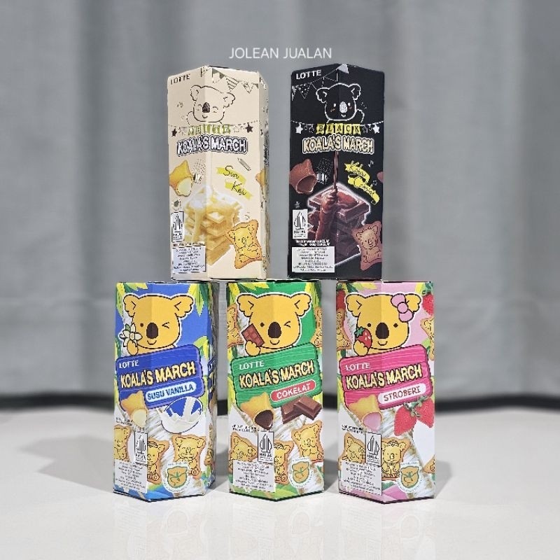 

LOTTE Koala's March 37gr Stroberi, Coklat, VanilaJajan