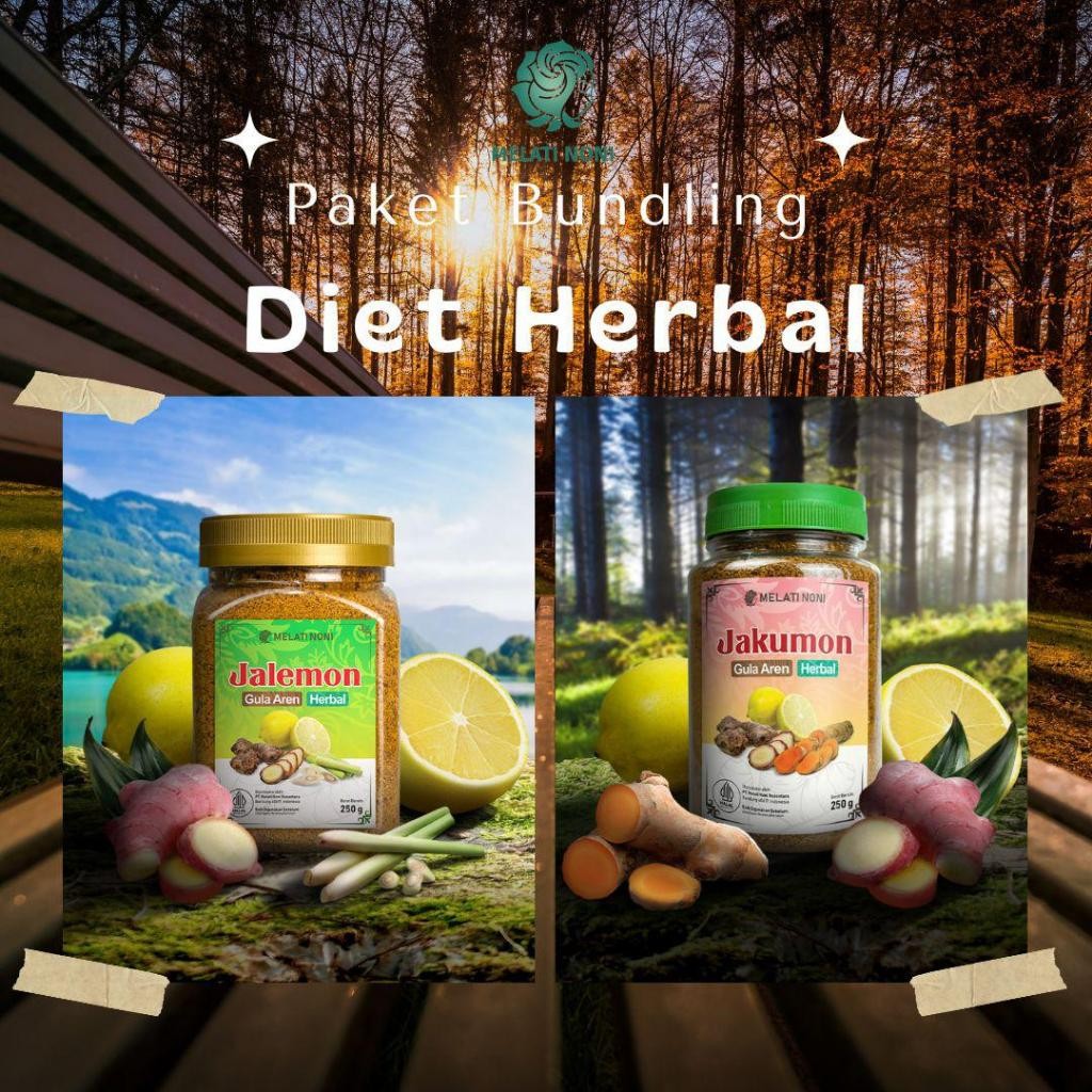 

Jalemon Jakumon Diet Herbal Jahe Merah Lemon Sereh Gula Aren Paket Herbal Melati Noni Original