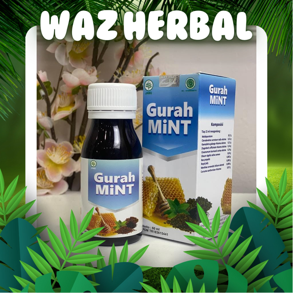 

ORIGINAL | Sirup Madu Gurah Anak dan Dewasa Rasa Mint 125ML - Madu Gurah Al Afiat | Waz Herbal