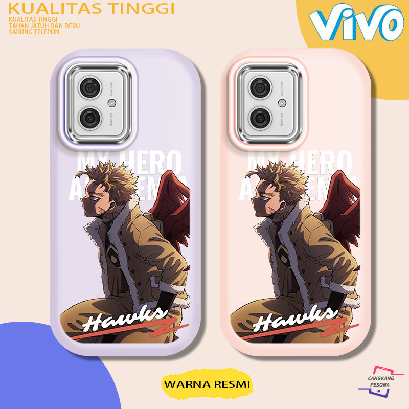Hawks from My Hero Academia Case for Vivo Y95 Y91C Y36 Y35 Y27 Y28 Y22 Y21 Y20 Y17S Y17 Y16 Y15S Y03