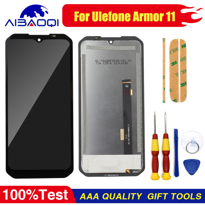 XUNQIYI 100% New Original Touch Screen For Ulefone Armor 11 Armor 11T LCD Display Replacement Parts 