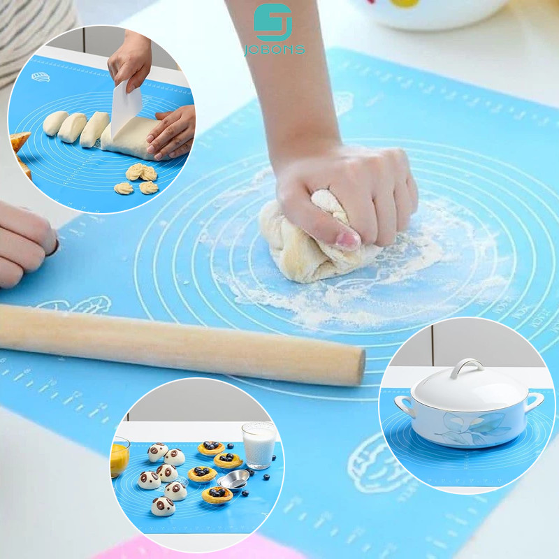 Alas Adonan Silikon Baking Mat Silicone Tatakan Adonan Kue Donat Pizz