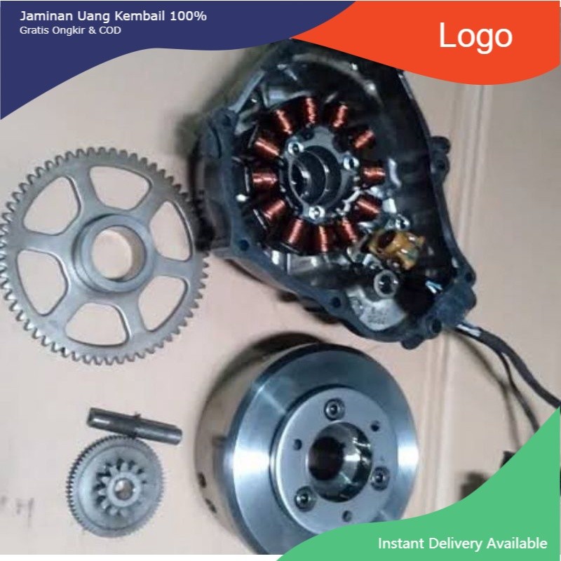 blok magnet Byson karburator magnet one way spull 1set original (seken)