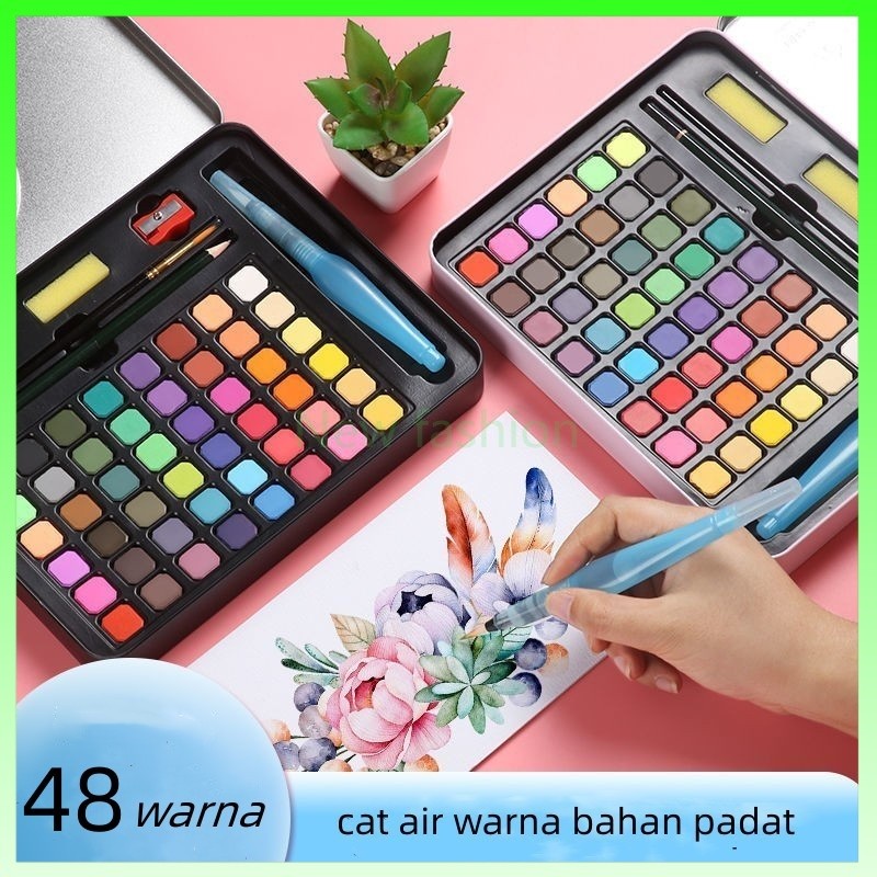 

cat air warna 36 dan 48 warna /alat cat air warna per set ( sudah termasuk kuas dan kertas lukis)