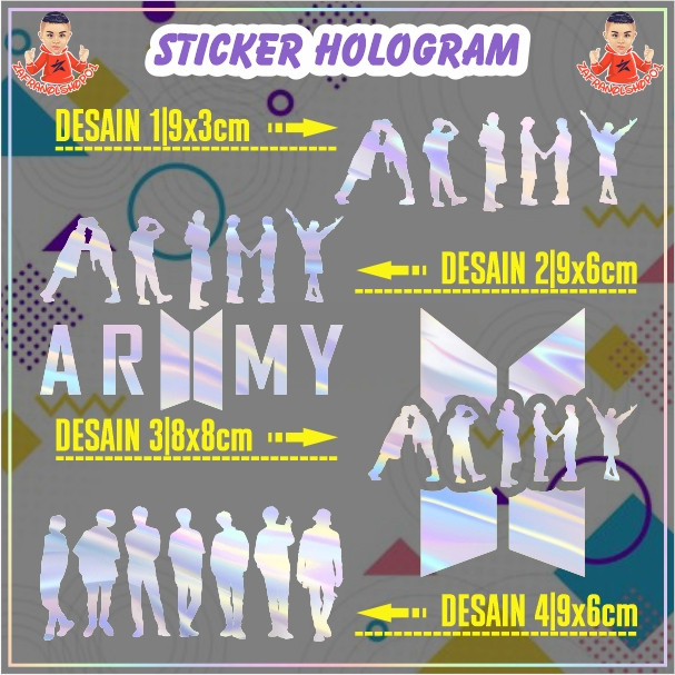 Cutting Stiker BTS Butter Sticker Kaca Mobil Stiker Body Mobil / Motor / Helm / Laptop sticker BTS A