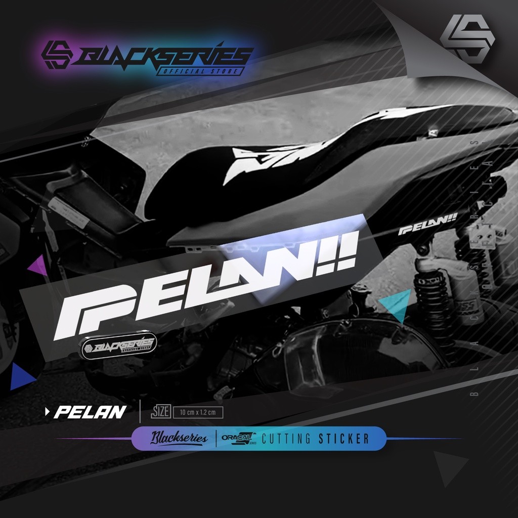 Cutting Stiker Pelan | Stiker Pelan | Stiker Motor
