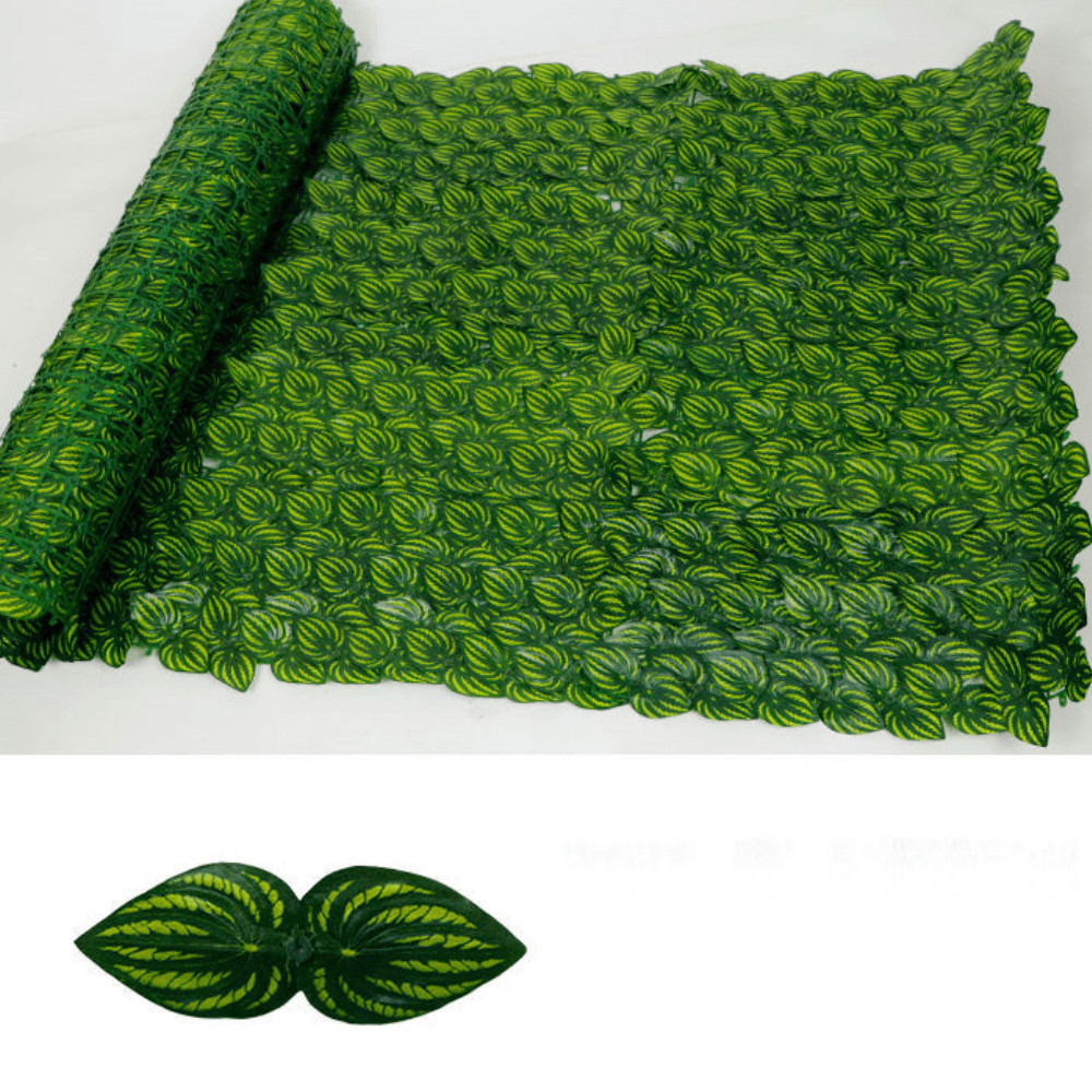 Daun Roll Anggur Dinding 1Mx3M Dekorasi Dinding Rambat Roll Rumput Pagar Tanaman Plastik Ivy