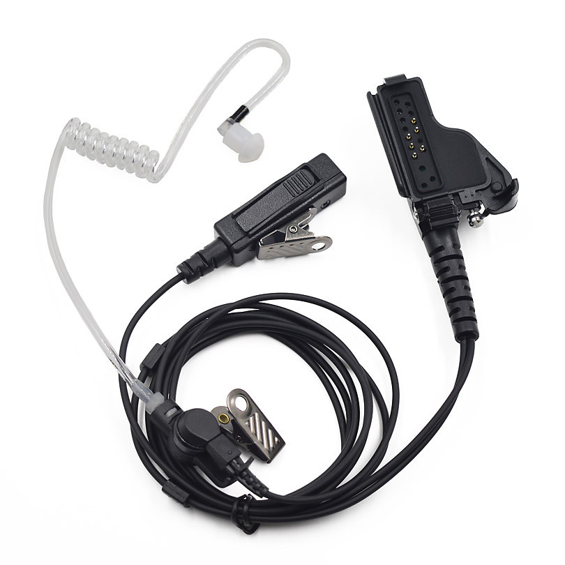 Covert Earpiece Acoustic Tube Headset PTT Accessories for Motorola Radio HT1000 XTS2500 XTS3000 XTS3