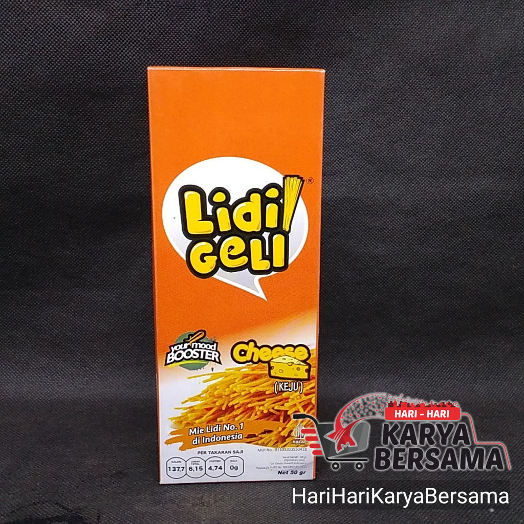 

MAKANAN RINGAN SNACK LIDI GELI MIE LIDI CHEESE 50GR