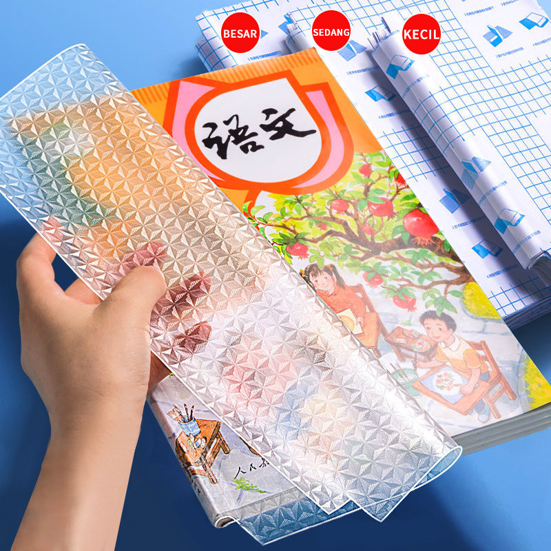 

10 pcs Sampul Buku Stiker / Self-Adhesive Book Cover Waterproof/ STIKER PVC FILM