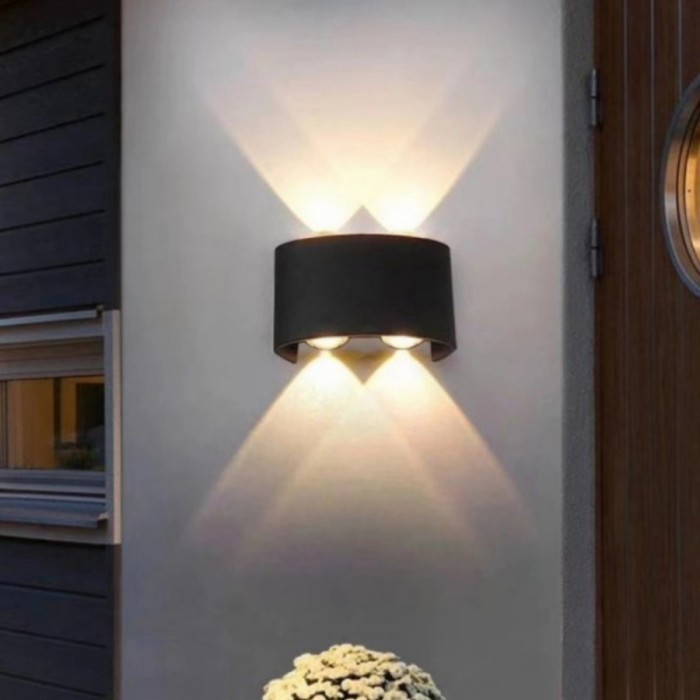 LAMPU HIAS DINDING TEMBOK PILAR PAGAR TIANG TERAS RUMAH TAMAN LED OUTDOOR