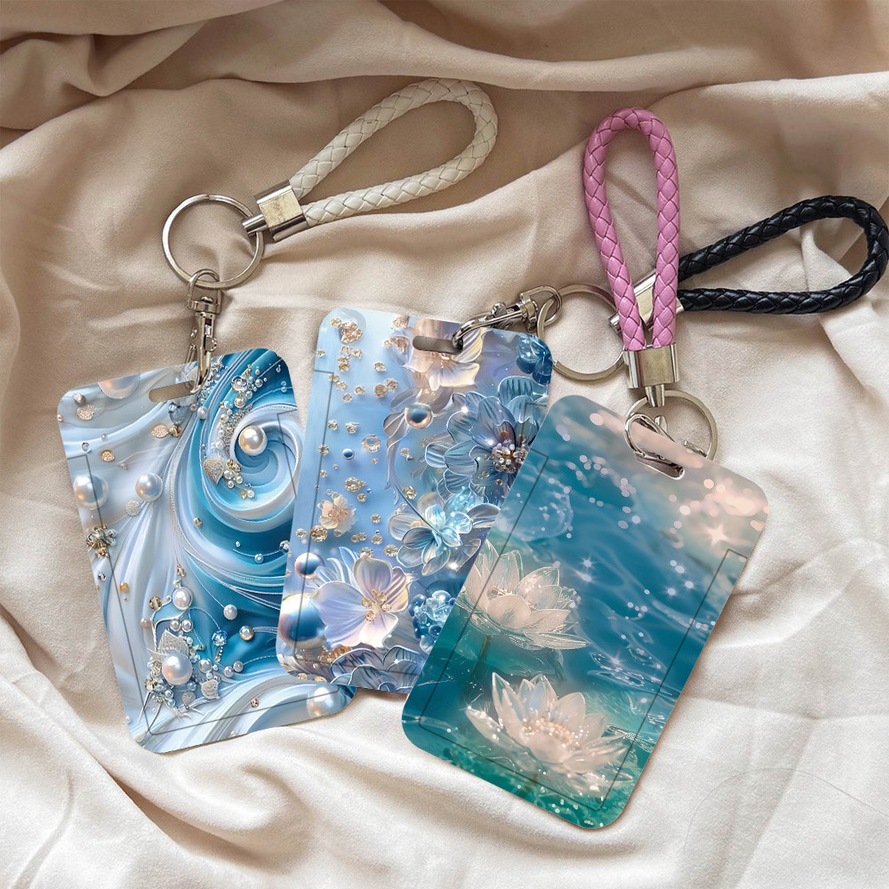 

ID CARD HOLDER MOTIF Ocean water lotus PHOTOCARD PHOTO CARD