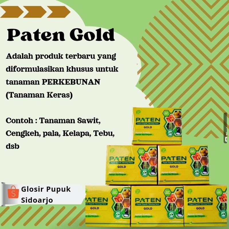pupuk sawit Paten Gold original