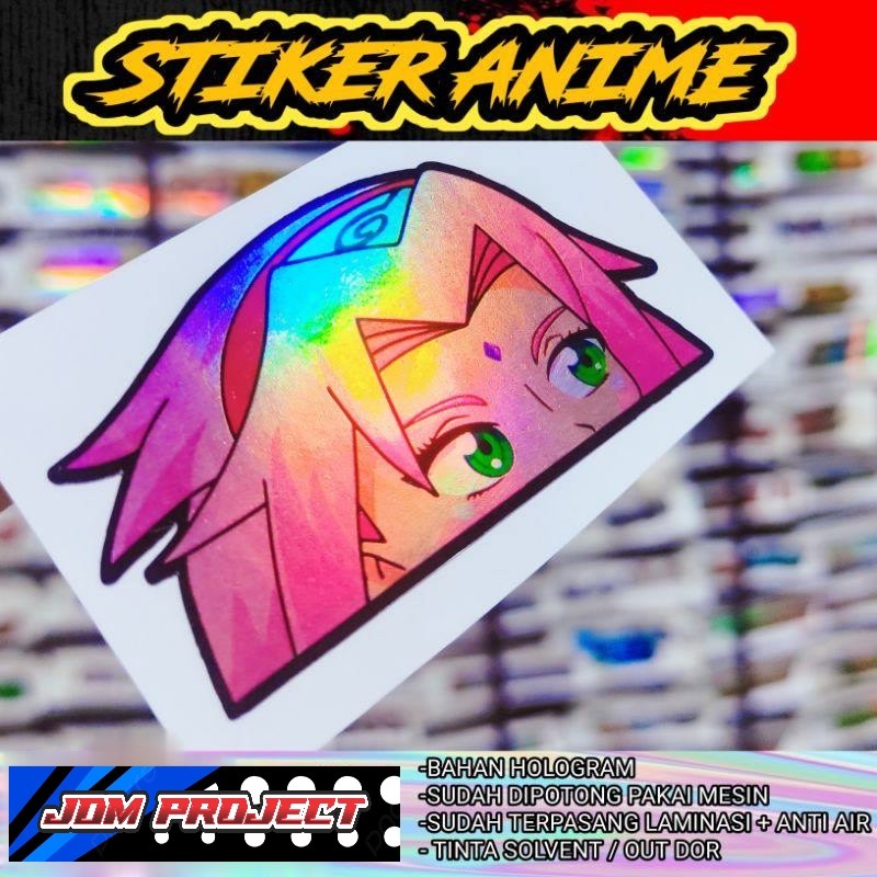 

Cetak Kilat - Stiker anime sakura HOLOGRAM