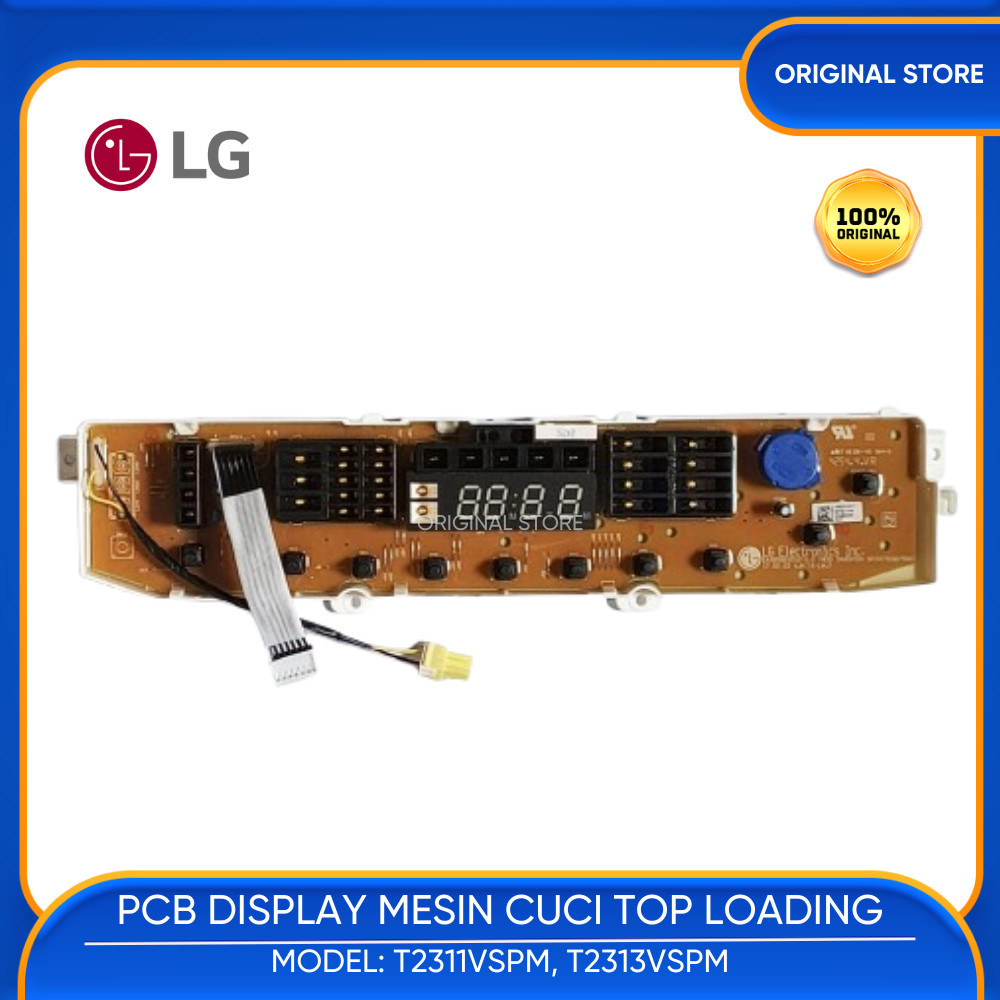 DISPLAY PCB EBR83263218 MESIN CUCI LG TOP LOAD T2313VSPM T2311VSPM