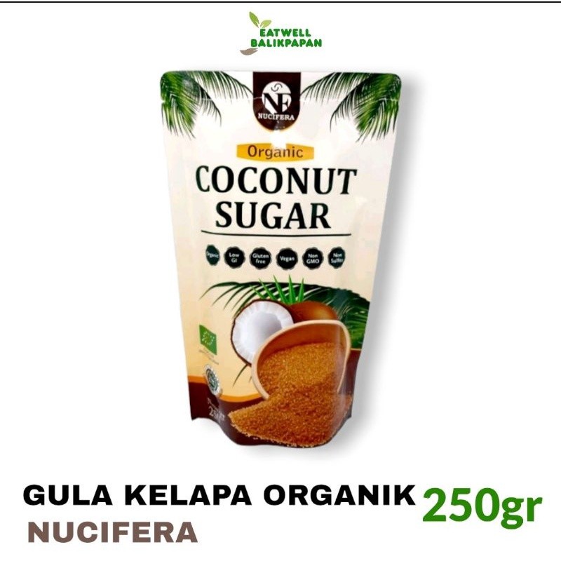 

NUCIFERA ORGANIC COCONUT SUGAR (ORIGINAL) 250GR - GULA KELAPA ORGANIK BALIKPAPAN