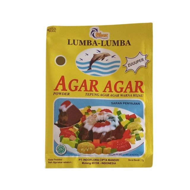 

Agar-Agar Lumba-Lumba Super Coklat 7gr