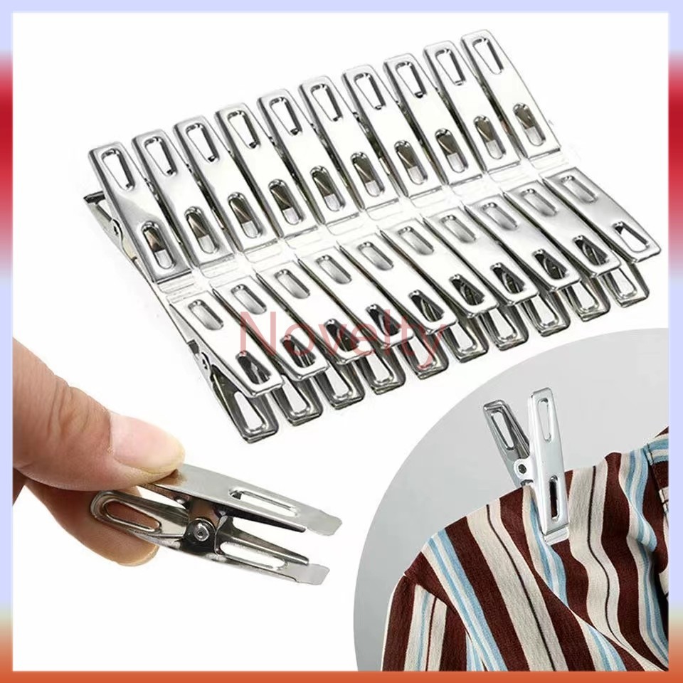Novelty Jepitan jemuran stainless/jepitan foto jepitan/jepitan cuci dan keringkan klip jemuran stain