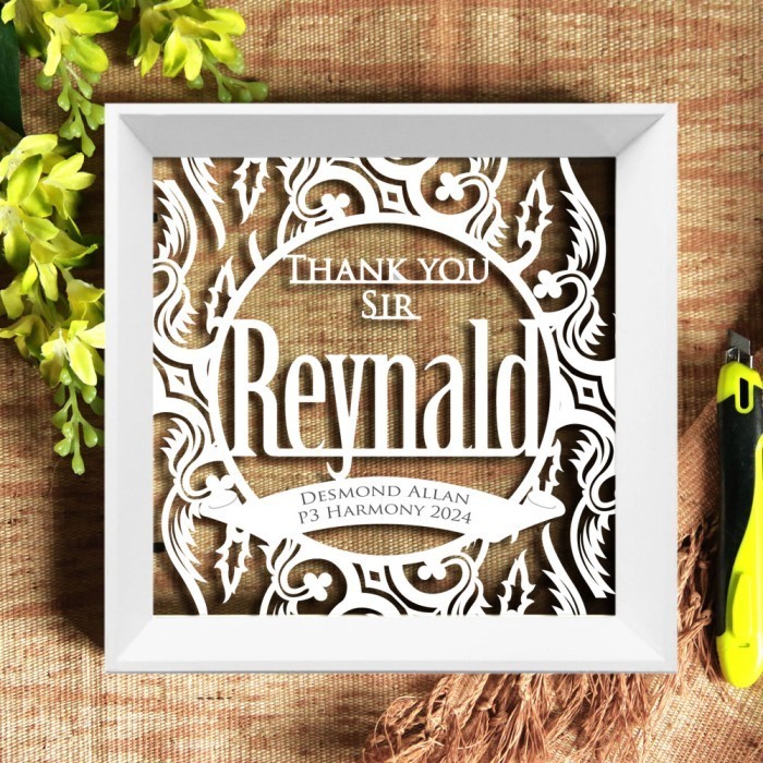 Kado Custom untuk Guru Pria, Dosen pembimbing Pria - Design no 1