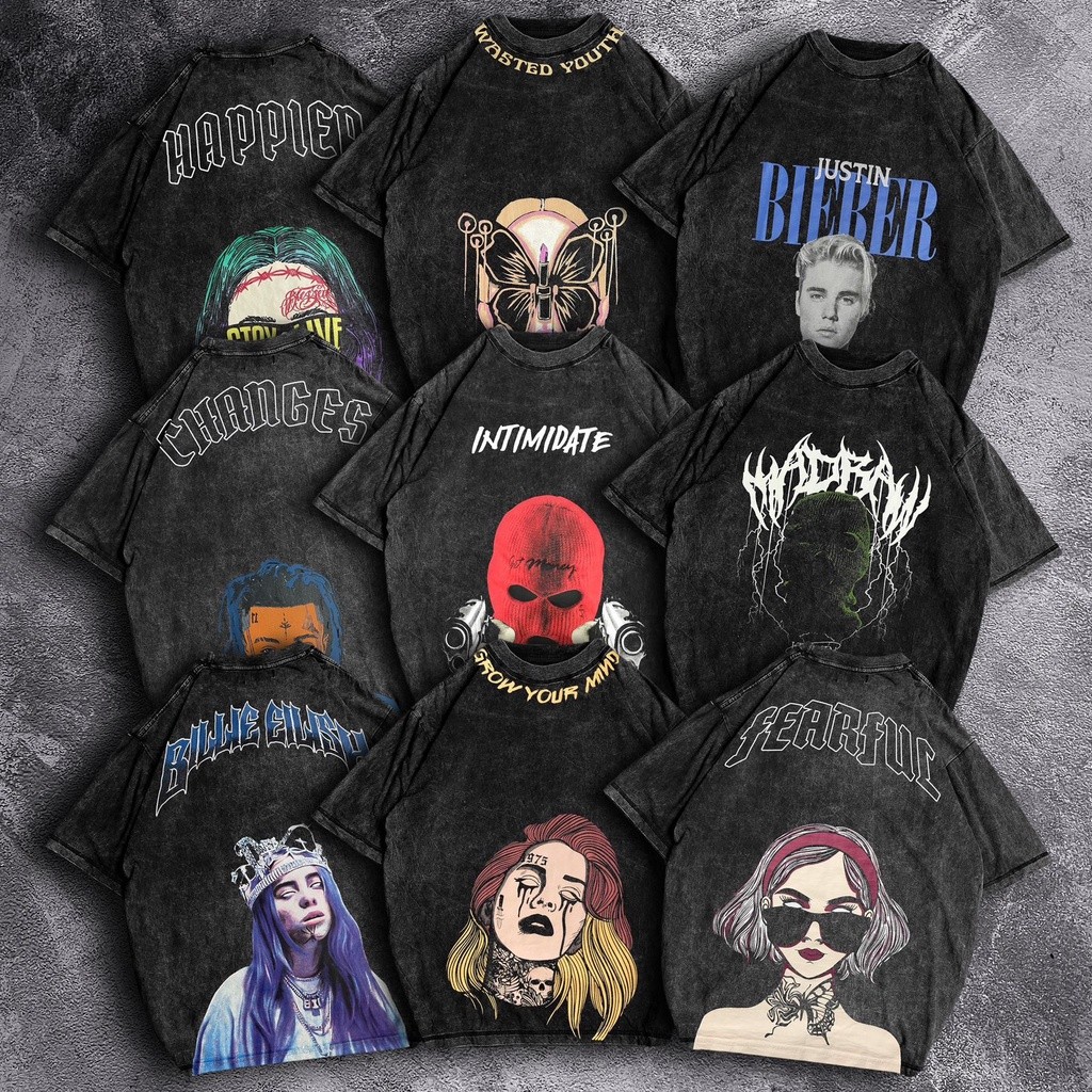 [Oversize] BAJU KAOS OVERSIZE WASH / OVERSIZE T-SHIRT WASH "Vol. 2"