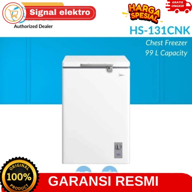BOX FREEZER MIDEA 100LITER CHEST FREEZER MIDEA HS131CK GARANSI RESMI