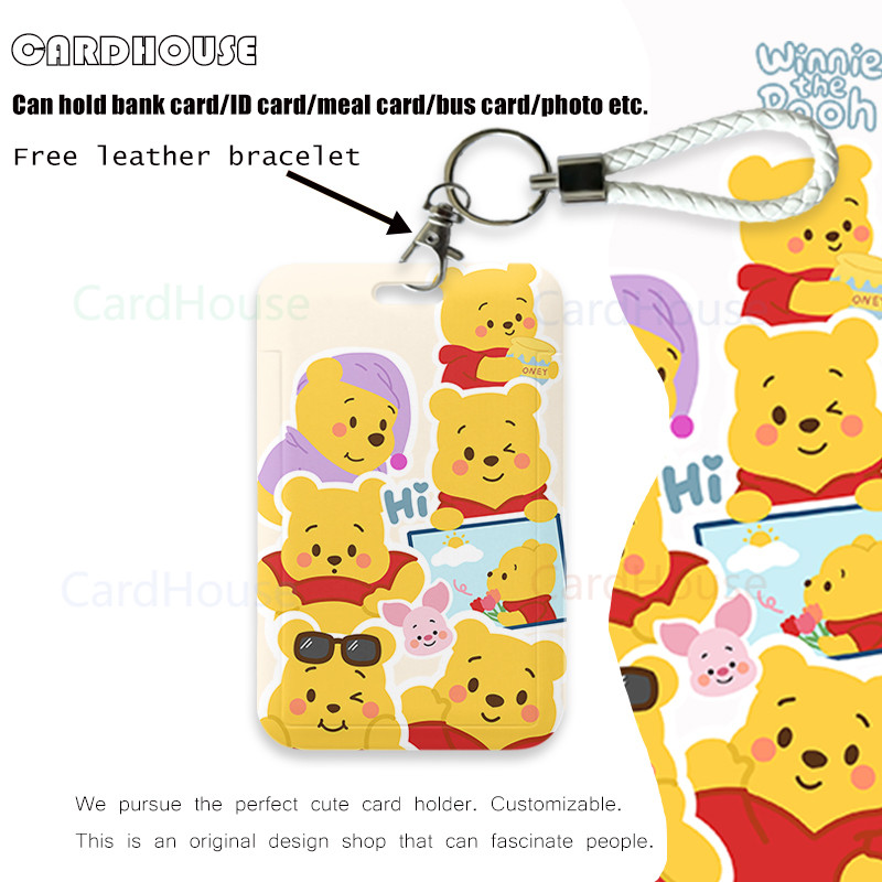 

( CardHouse ) INS ID CARD HOLDER Winnie the Pooh Kartun LT97 Tempat Kartu Photocard Photo Card