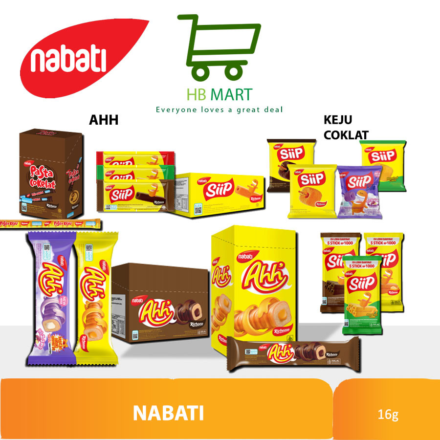 

RICHEESE NABATI AHH / RICHEESE NABATI SIIP SEMUA UKURAN ADA