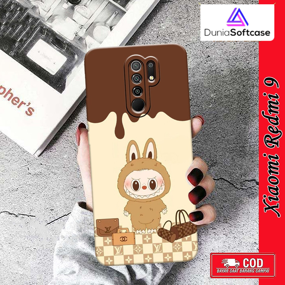 New Labubu Case - Softcase Xiaomi Redmi 9 Terbaru - Case Hp Xiaomi Redmi 9 - Casing Xiaomi Redmi 9 -