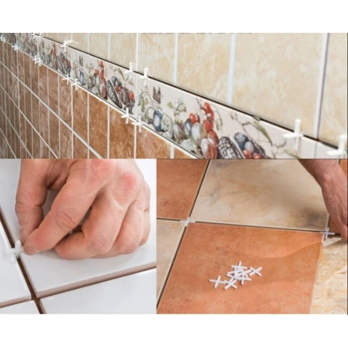 Pengatur Jarak Pembatas Nat Keramik Granit Ubin Lantai 1 - 3 mm - 2mm