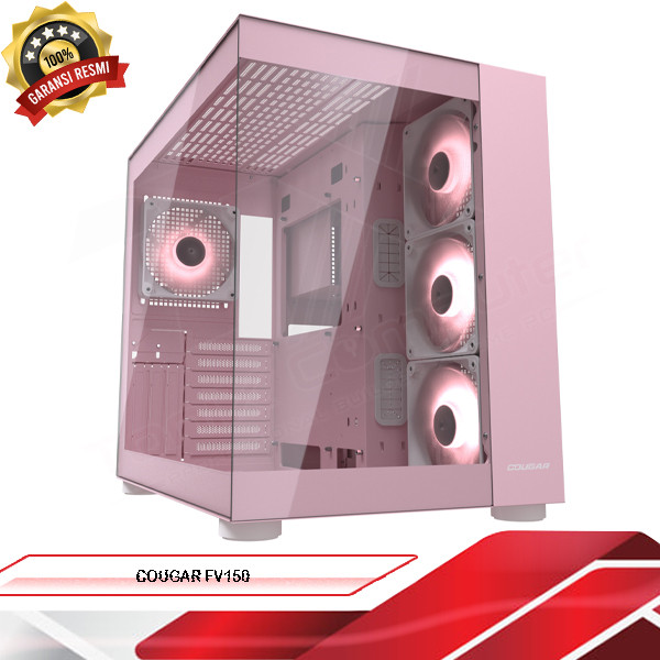 COUGAR FV150 RGB PINK | PC Gaming Case | Casing PC Gaming