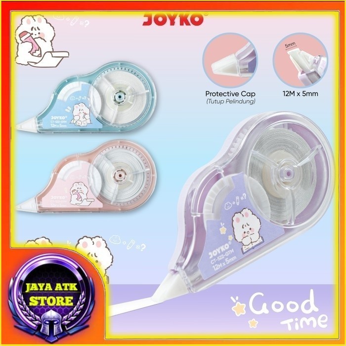 

JOYKO Pita Koreksi Correction Tape CT-522-GTM Good Time