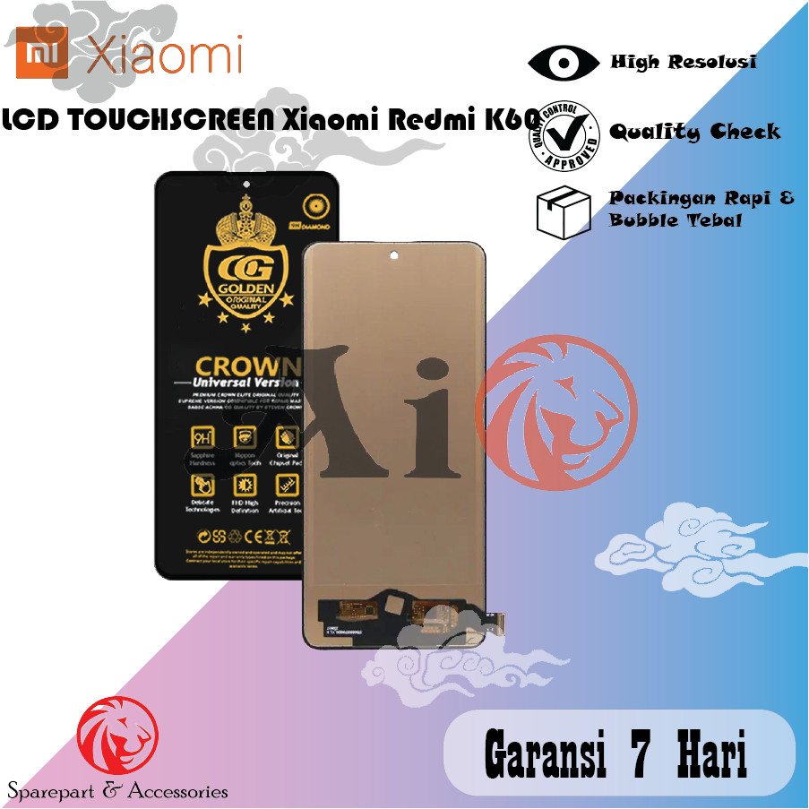 LCD XIAOMI REDMI K60 / LCD REDMI K60 FULLSET COMPLETE