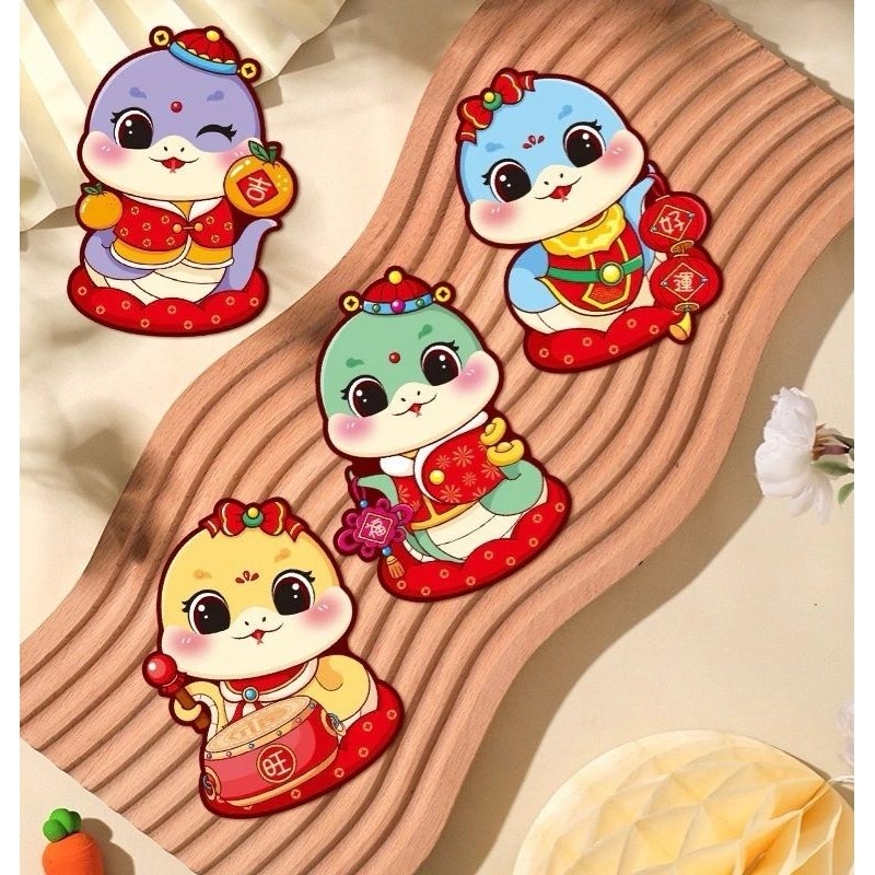 

ANGPAO IMLEK 2025 ANGPAU ULAR ANGPAO LABUBU 1 PACK ISI 6 ANGPAO 3D SHIO GLOSSY HOLO TEBAL Panjang Pendek kg