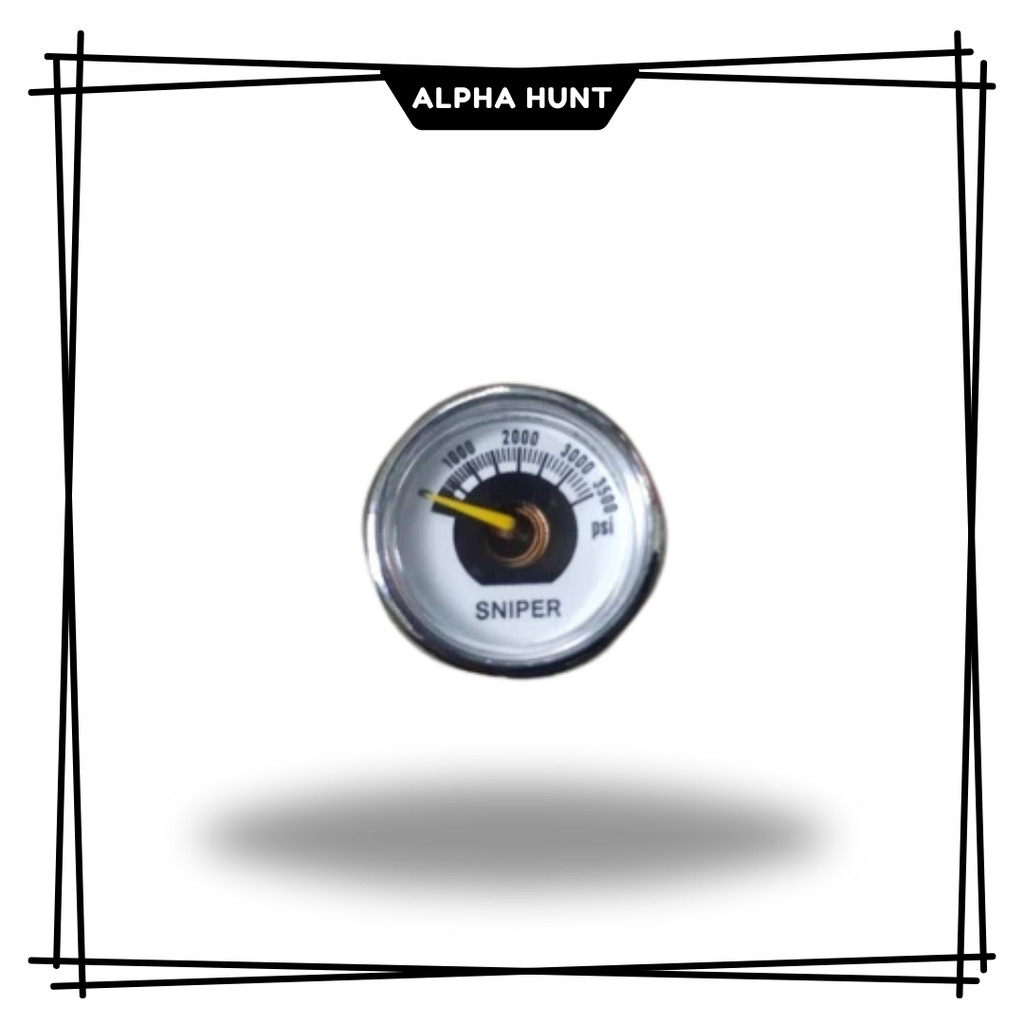 Manometer OD 25, Manometer PCP, Manometer Kecil, Manometer, Mano PCP