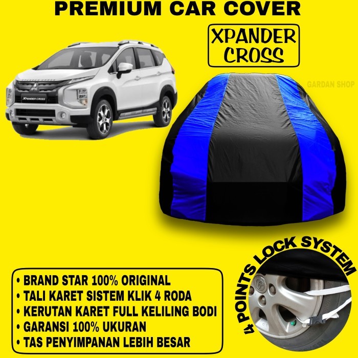 Sarung Mobil XPANDER CROSS Body Cover BIRU PREMIUM Xpander Blue Cover Tasya_Variasi_Mobil