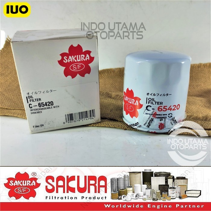 Filter Oli Wuling Almaz Wuling Cortez Saringan Oli Sakura C-65420