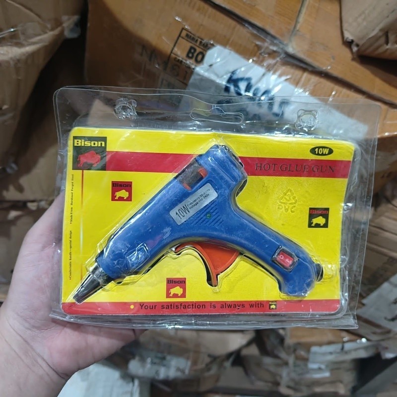 

PROMO ONGKIR BISON Lem Tembak Glue Gun 10 W Alat Lem Tembak Bakar rj