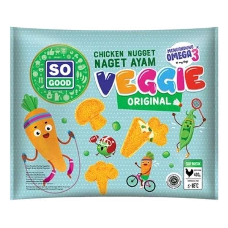 

So Good Veggie Chicken Nugget Original 400 gr